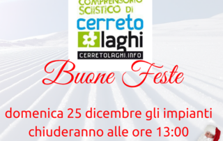 Cerreto Laghi Orario Impianti Natale